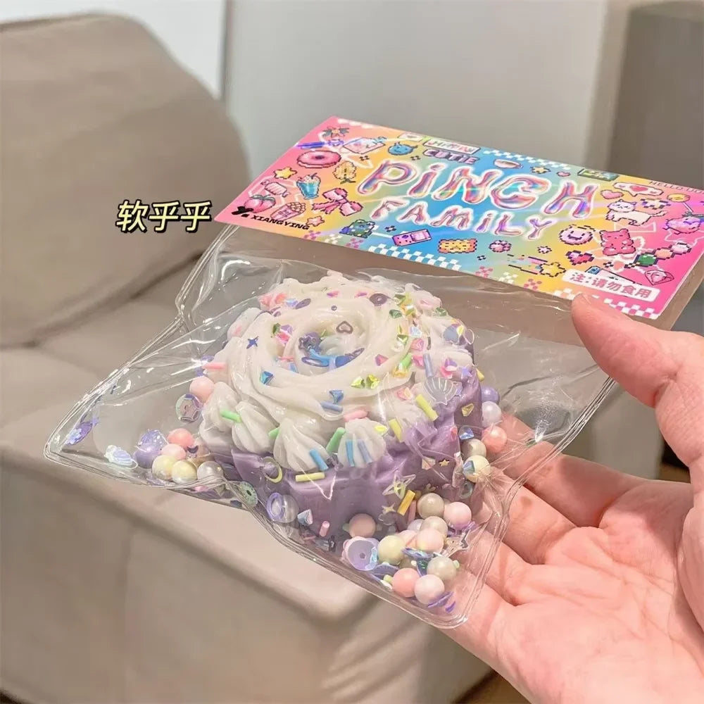 Kawaii Squishy Food Toys | Stress Relief Fidget Donuts Waffle Cake